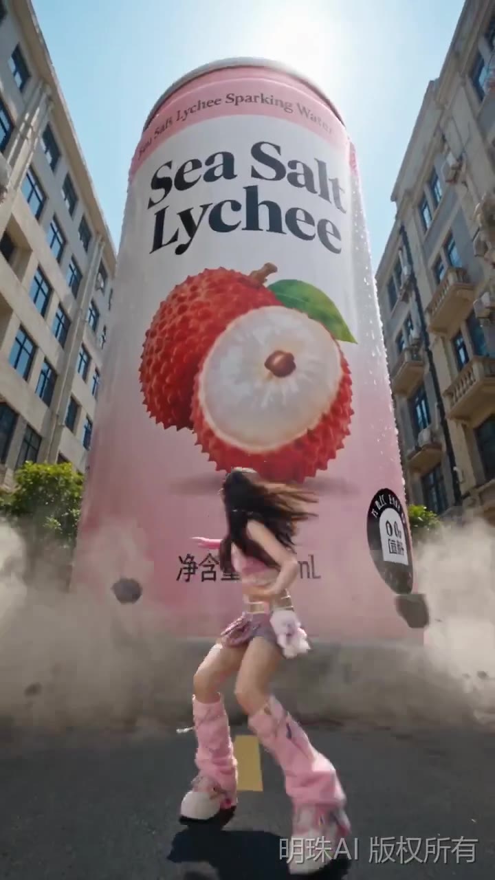 海盐荔枝汽泡水